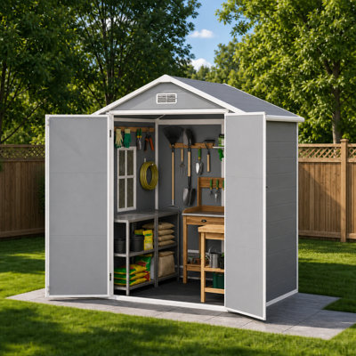 6*4  Outdoor Resin Storage Shed