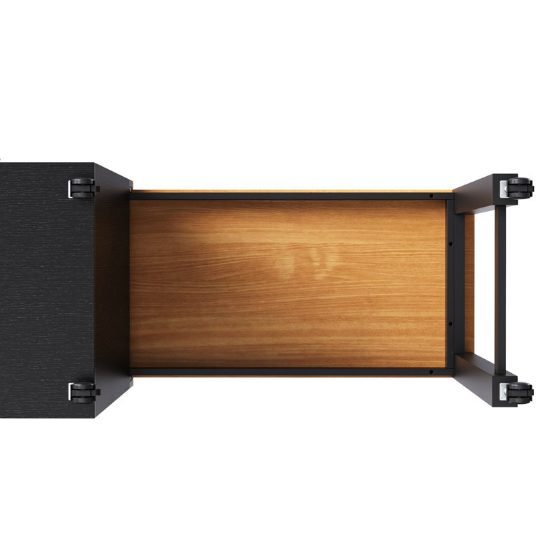 Farmhouse Kitchen Island, Black