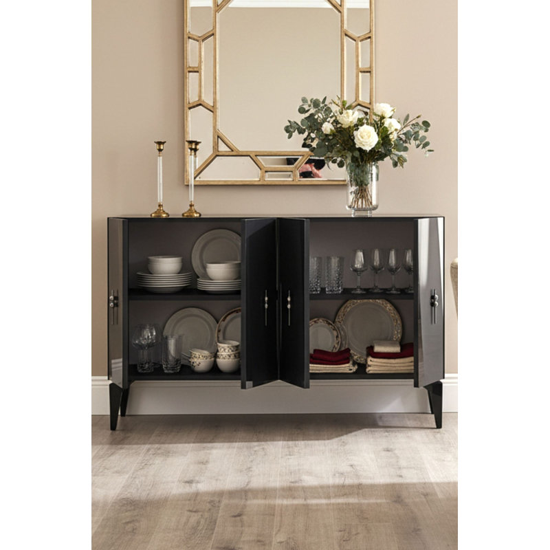 Console, Black/Silver