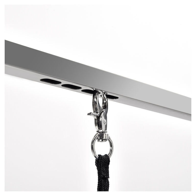 Table de toilettage pliable pour animaux 42 po avec bras réglable et panier de rangement - Station de toilettage pour chiens en acier inoxydable