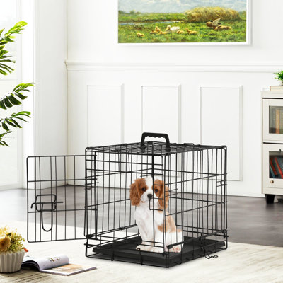 Cage pour chien Cage pliable en métal pour chien 18 pouces