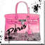 «Pink Paris», reproduction d'impression encadrée-64007942-64007946