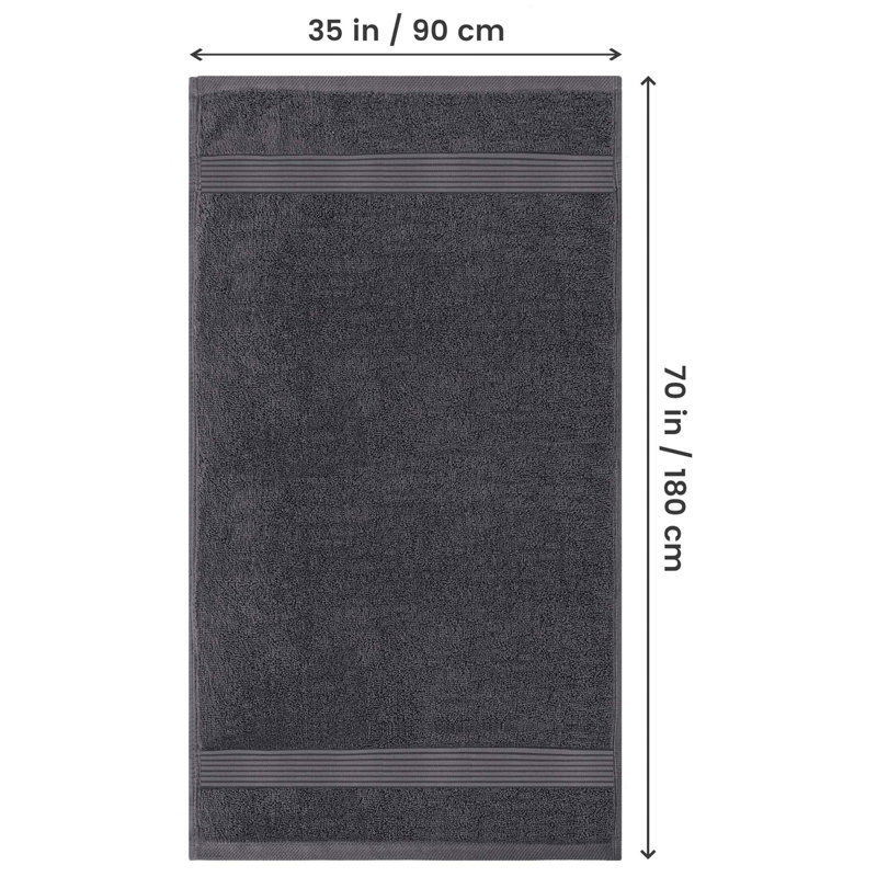 100% Cotton Bath Sheet, Grey