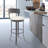 Albie Stockholm Swivel Stool in Vinyl with a Hand Powder Coated Finish-1632918547-1632918097-1699064501