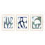 Contemporary Blues Trio 1. Set Of 3 Painting by Andrea Stokes-1889863646-1889863647