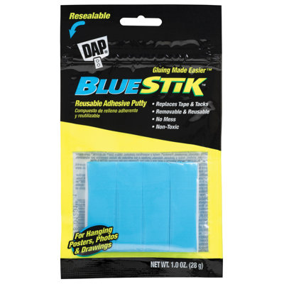 Mastic adhésif réutilisable Bluestik