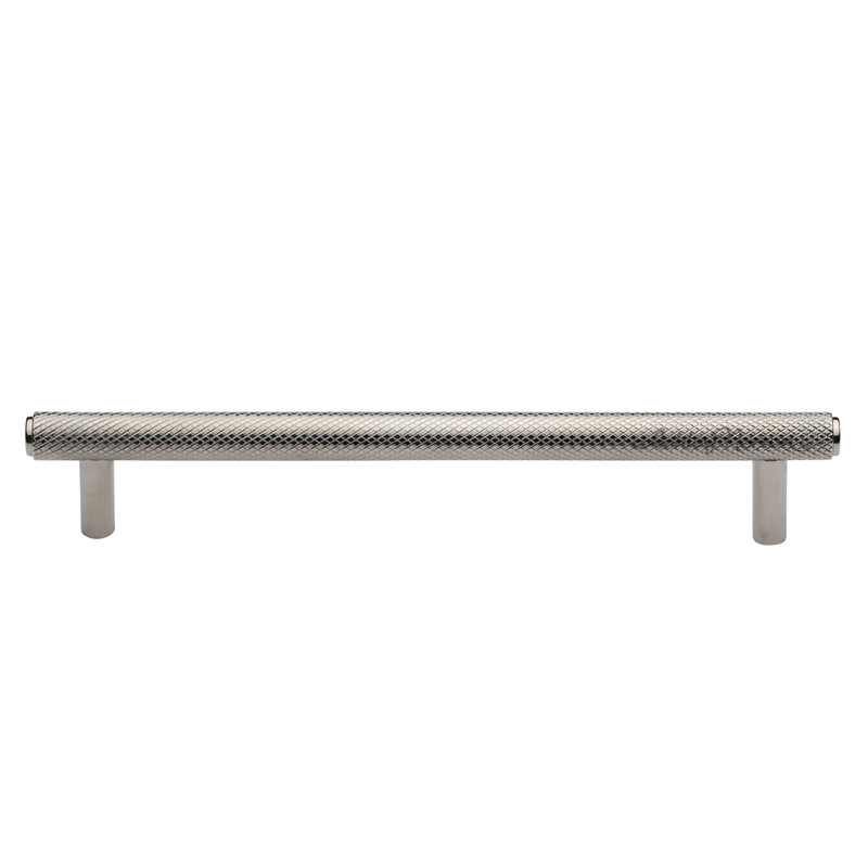 Basel 10" Center to Center Bar Pull, Polished Nickel, 8"
