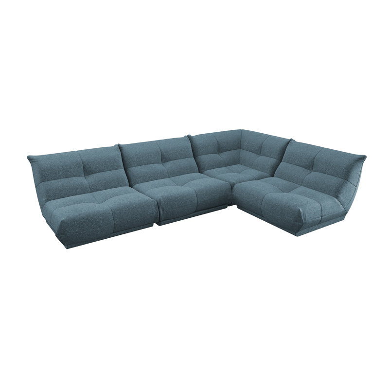 Grand Right Corner Sofa, Right Hand Facing, Blue