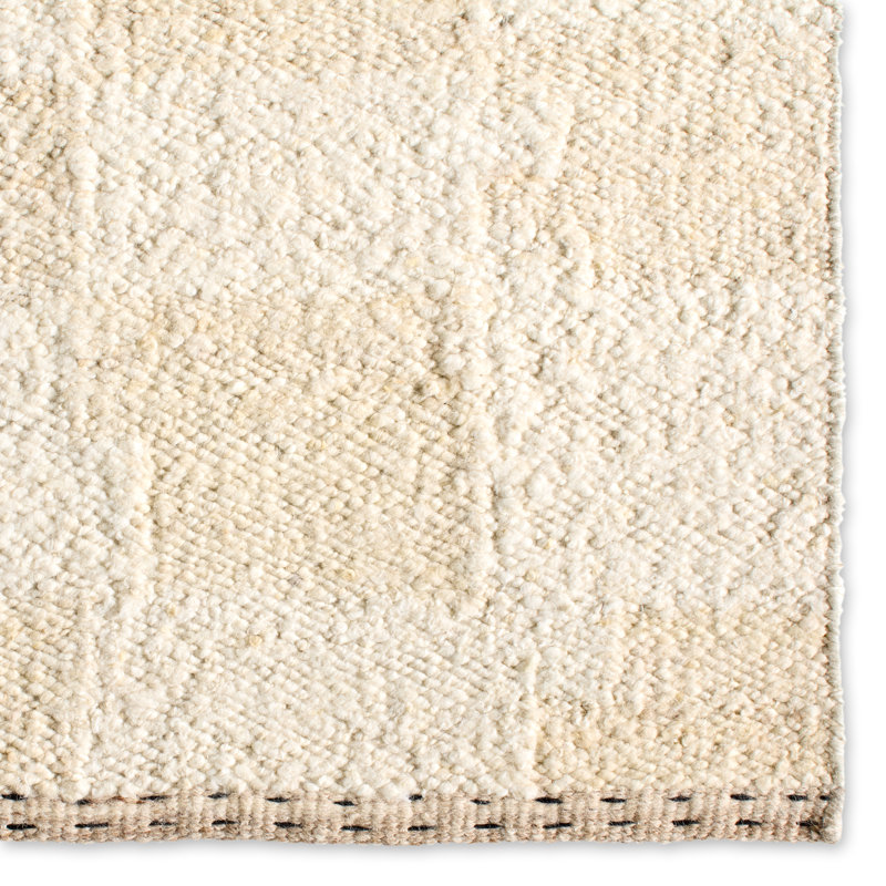 Jaipur Living Hayden LEO13 Handmade Geometric Ivory Area Rug (10'x14'), Rectangle 9' x 12'