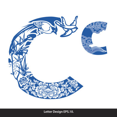 Alphabet Tape C - Impression sur toile tendue