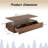 47.2" Modern Rectangular Coffee Table With 2 Drawers And Multi-Color LED Lights-1870207110