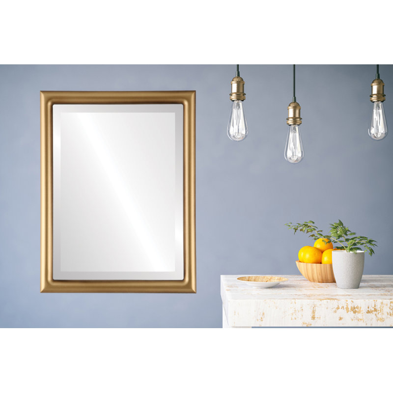 Rowles Rectangle Mirror, 25" x 19", Desert Gold