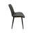 18 " H Faux Fur Upholstered Metal Side Chair