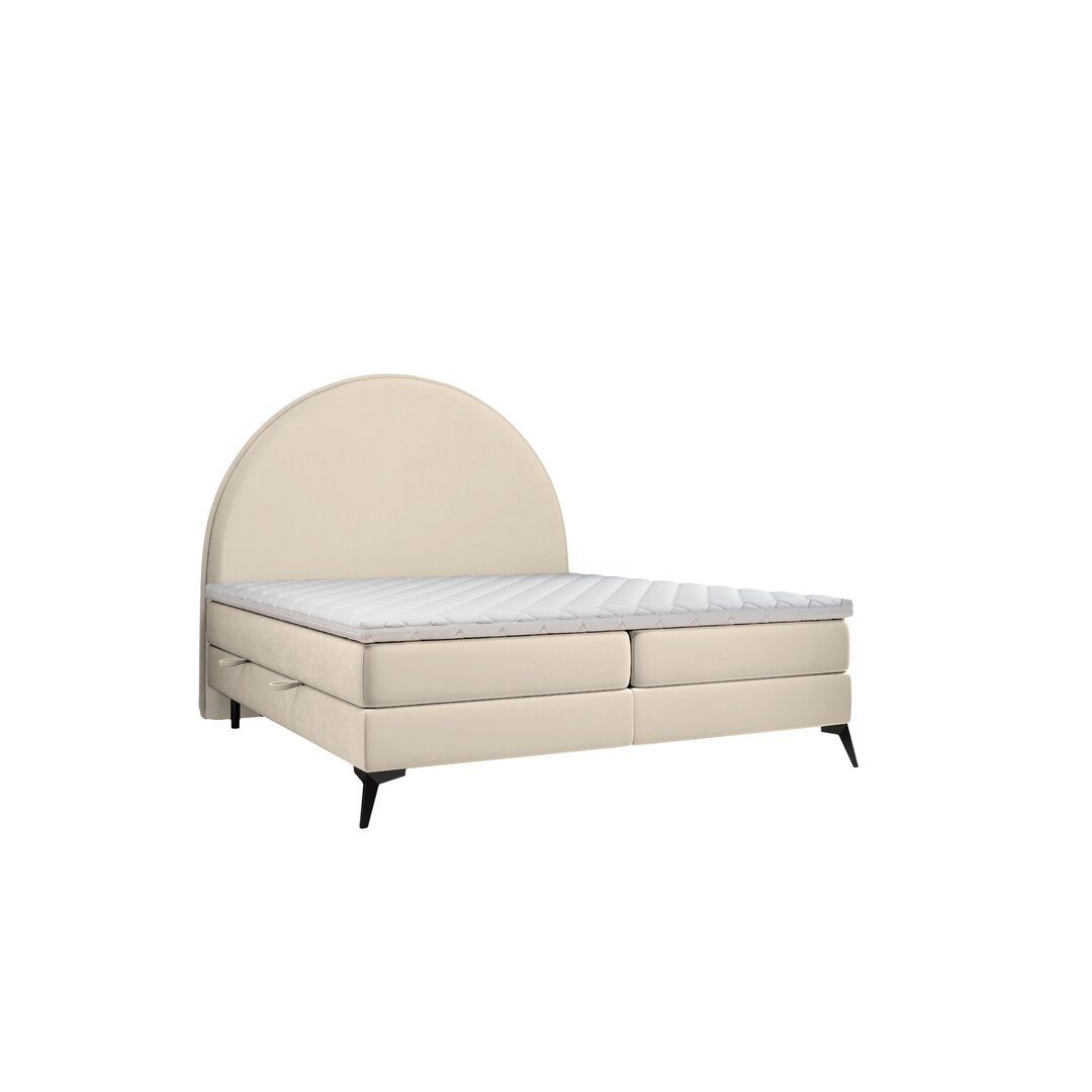 Boxspringbett Fenix mit Topper und Bettkasten