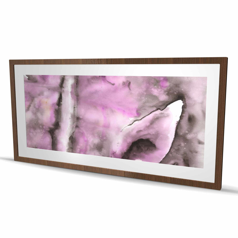 Mauve - reproduction encadrée matte illustrative pour la décoration intérieure