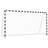 VidaXL Soccer Goal Training Soccer Net Practise Net Metal Black and White-87353352