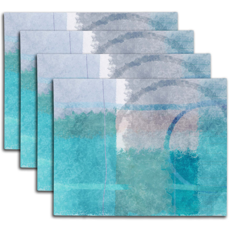 Polyester Abstract Rectangle Placemat