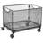Collapsible Desktop Tub File, Letter-Size File Organizer, Durable Steel Mesh Desk Storage