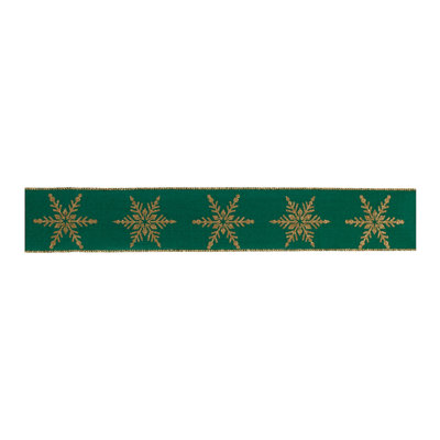 Ruban de flocon de neige des Fêtes (ensemble de 2)
