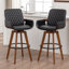 Modern Upholstered swivel counter stool-565978820-565978824