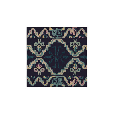Machine Washable Purple Area Rug