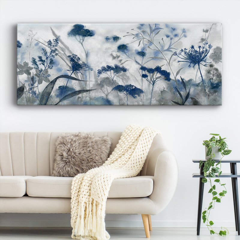 " Inky Indigo ", 24" H x 60" W x 1.5" D