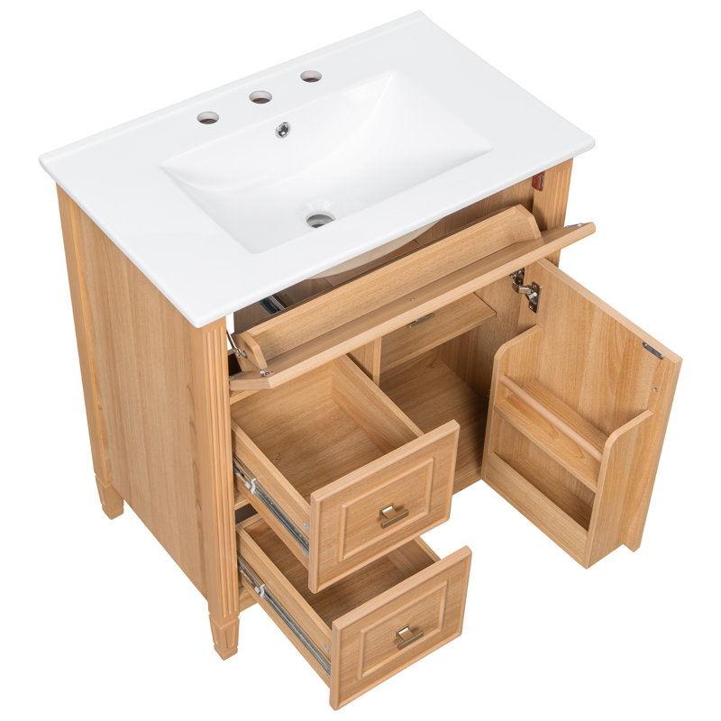dans les meubles-lavabos modernes (doit inclure le meuble-lavabo et le lavabo) avec rangement