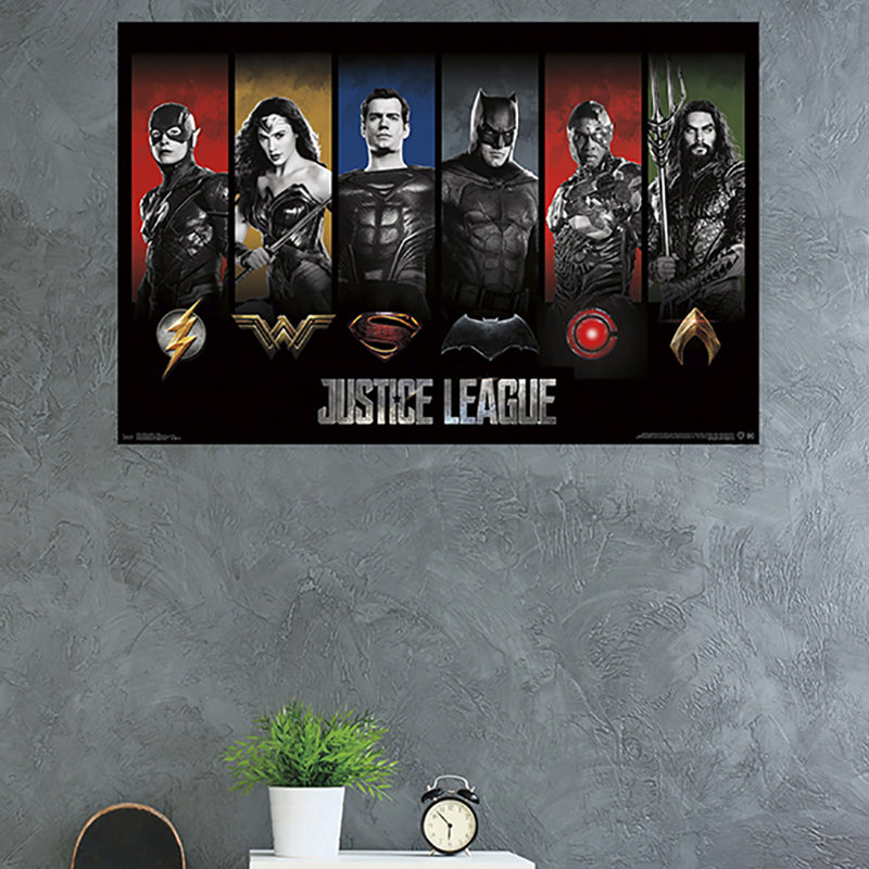 « justice ligue-logos », impression sur papier