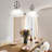Bales 1-Light Dimmable Dome Pendant-91584191-91584194