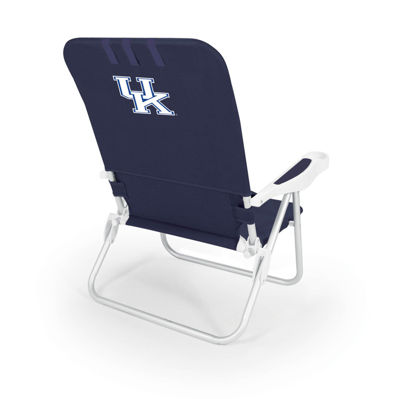 Chaise de plage inclinable monaco NCAA, Bleu, Virginie