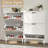 Shoe Storage Cabinet With 2 Flip Drawers, Freestanding Farmhouse Shoe Organizer Cabinet-1607351325