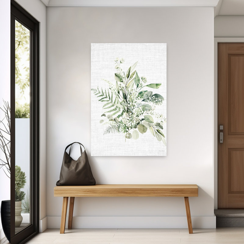 Leafy Retreat 8, art naturel contemporain, H 60 po x l 40 po