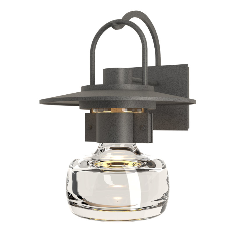 Mason Outdoor Wall Lantern, Natural Iron, 15.9" H x 11.3" W x 12.2" D