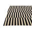 Tapis noir et blanc Ousley