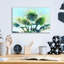  «Pleasant Palms 2» par Alonzo Saunders, art mural en verre acrylique, 16 po x 12 po