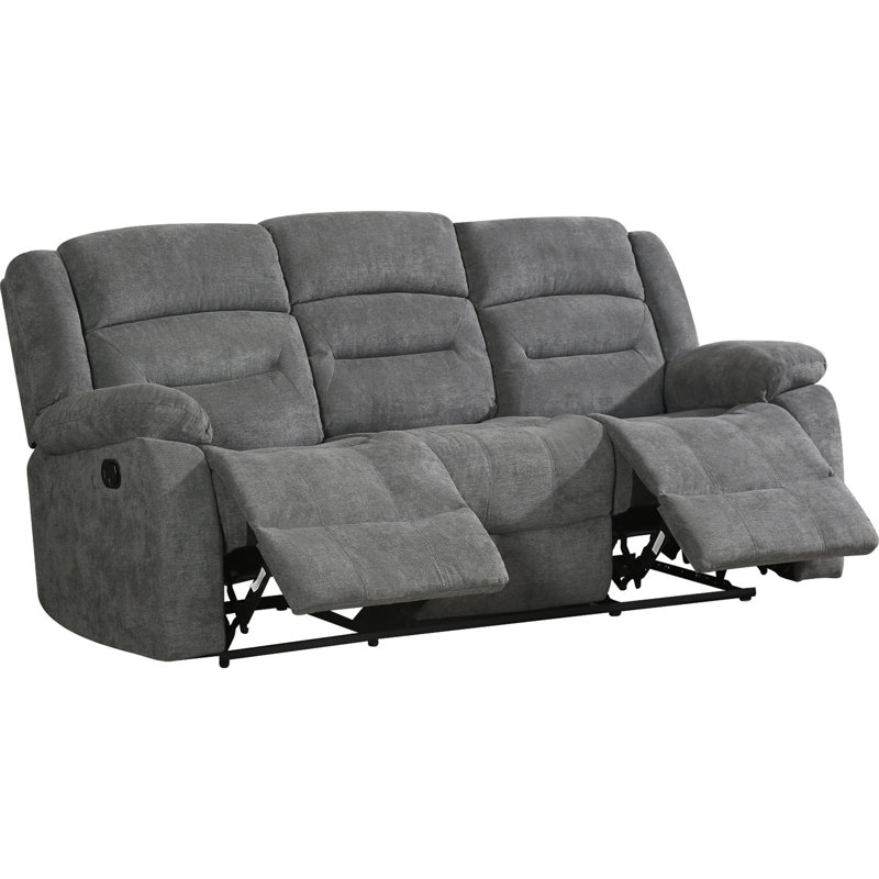Upholstered Recliner, Grey