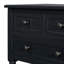 Console étroite, canapé mince avec trois tiroirs de rangement et tablette inférieure-1494695812