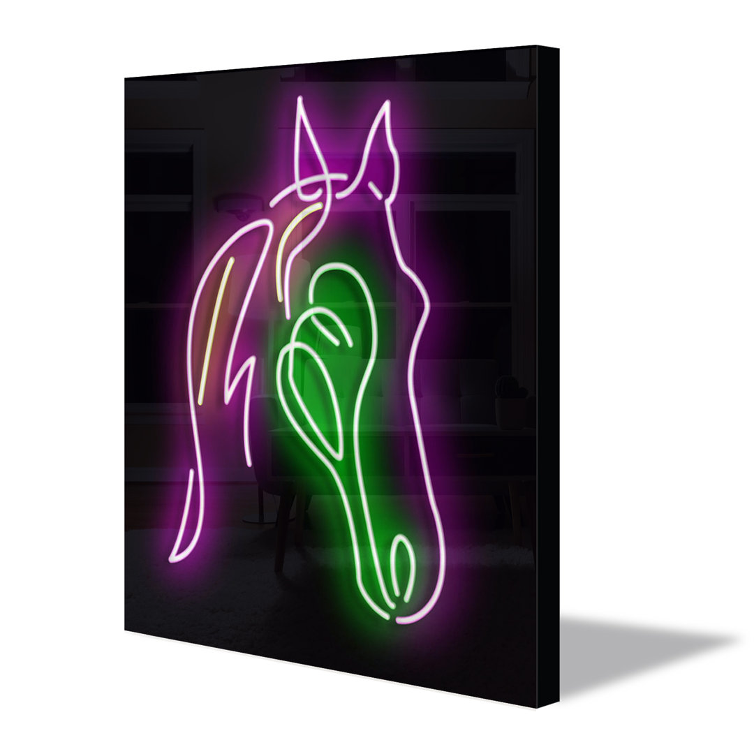 Horse Animal LED Neon Sign Wall Décor