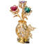 Bouquet de fleurs et vase Yarger