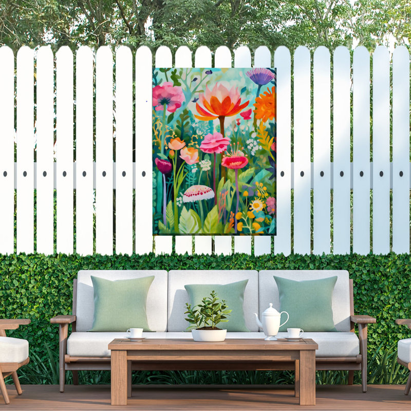 Art sur toile fantaisiste d'extérieur