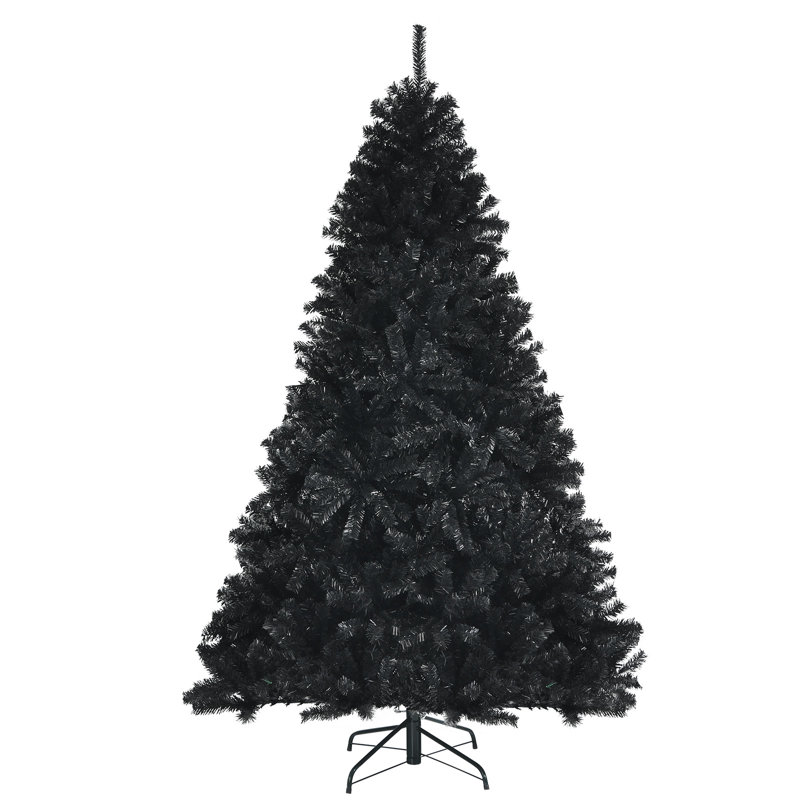 Black Cashmere Christmas Tree, 225cm H x 140cm W x 140cm D