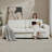 87" Modern Square Arm Upholstered Sofa with Hidden Storage Space-1644036234