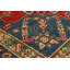 Tapis décoratif en laine rouge de conception unique 6 pi 2 po X 8 pi 10 po noué à la main New Age