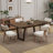 Solid Wood Dining Table Set Farmhouse Extendable Dining Table And Upholstered Chair For Dining Room/Kitchen-110843349-110843346-110843350