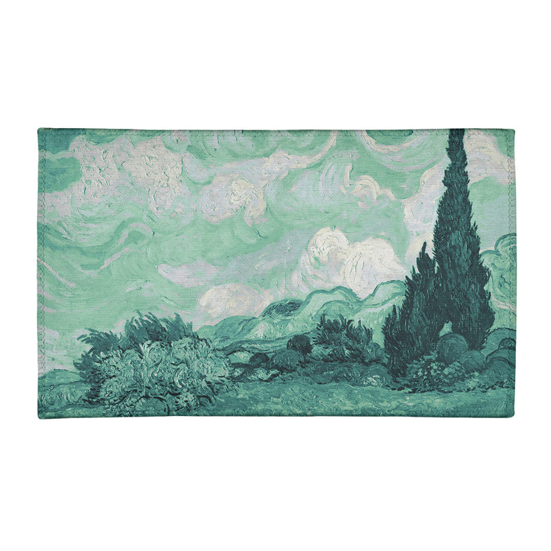 Tapis de la zone verte en chenille wheatfield, Rectangle 2 pi x 3 pi
