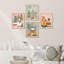 «Christmas Decor Season Snowman Tree Squirrel», impression sur papier 4 pièces-97770453-97770454