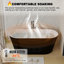 Acrylic Freestanding Bathtub with Toe-tap Chrome Drain, cUPC Certified