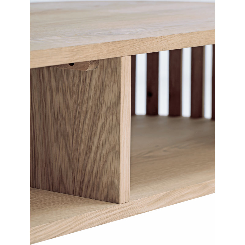 Table basse à 4 pieds Michale, Naturel
