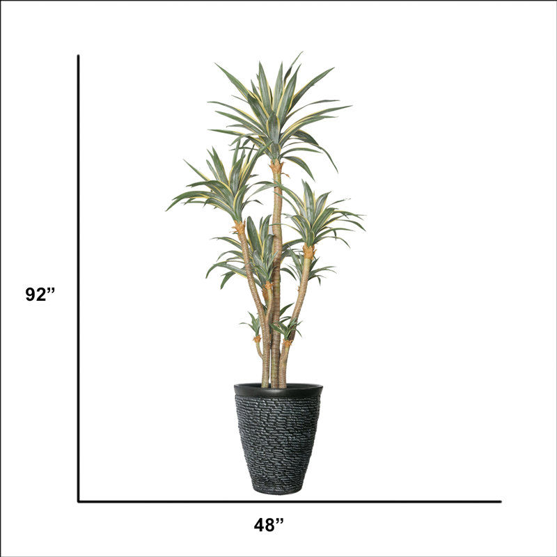 92'' Faux Agave Tree in Pot