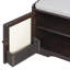 Banc de rangement classique classique avec compartiments spacieux et sièges confortables pour l'organisation du vestibule-793107731